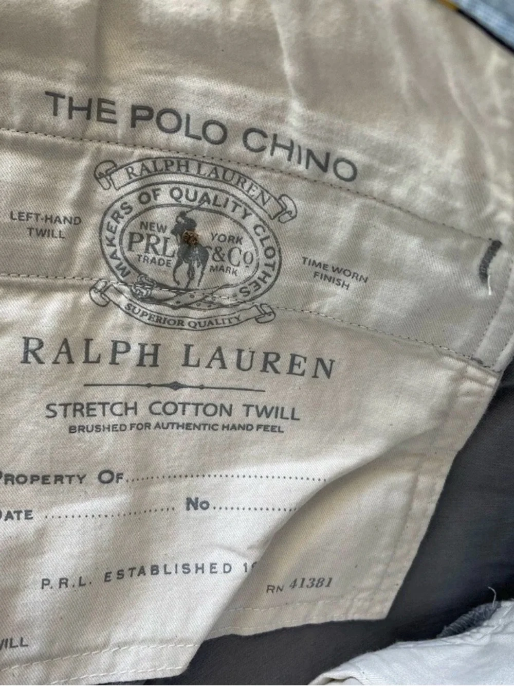 Ralph Lauren Men's Stretch Straight Fit Cotton Twill The Polo Chino Tan Shorts